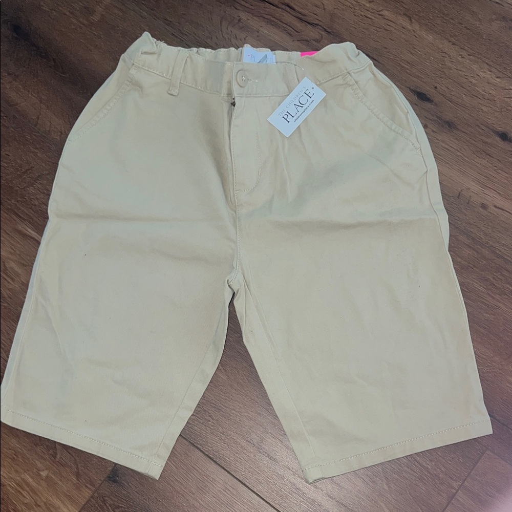 Children’s Place Khaki Buttoned Bermuda Shorts